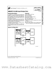 MM82PC12JI/A datasheet pdf National Semiconductor