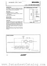 M54460L datasheet pdf Mitsubishi Electric Corporation
