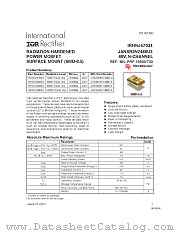 JANSR2N7480U3 datasheet pdf International Rectifier