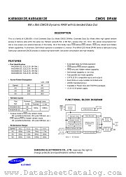 K4E660812E-JC/L datasheet pdf Samsung Electronic