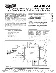 MAX3675E/D datasheet pdf MAXIM - Dallas Semiconductor