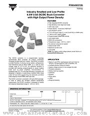 FX5545G1052V7T1 datasheet pdf Vishay