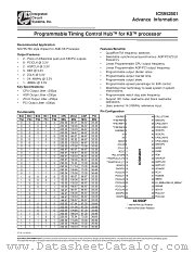 ICS952801YFT datasheet pdf Integrated Circuit Systems