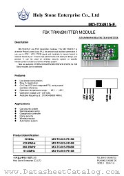MO-TX4915-F315M datasheet pdf etc
