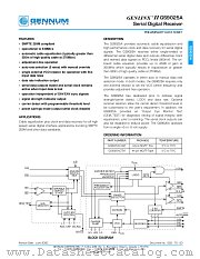 GS9025ACQM datasheet pdf Gennum Corporation