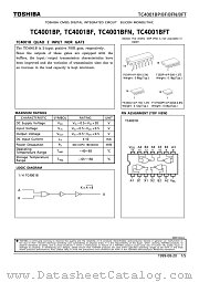 TC4001 datasheet pdf TOSHIBA