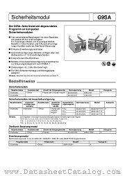 G9SA-501 datasheet pdf etc