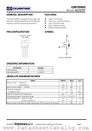CMT05N50N220 datasheet pdf Champion Microelectronic Corporation