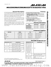 MAX2566EVKIT datasheet pdf MAXIM - Dallas Semiconductor