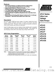 ATLV15 datasheet pdf Atmel