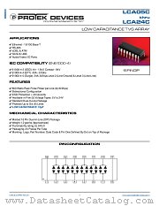 LCA05C datasheet pdf Protek Devices