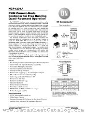 NCP1207A datasheet pdf ON Semiconductor