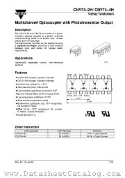 CNY74-2 datasheet pdf Vishay