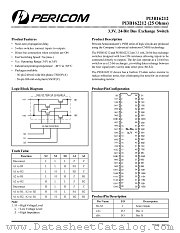 PI3B16212 datasheet pdf Pericom Technology
