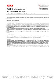 ML2254 datasheet pdf OKI electronic componets