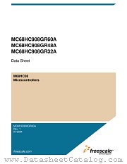 MC68HC908GR32A datasheet pdf Freescale (Motorola)