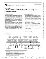 PC87364-XXX/VLA datasheet pdf National Semiconductor