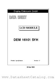 DEM16101SYH datasheet pdf etc