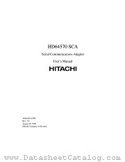 HD64570 datasheet pdf Hitachi Semiconductor