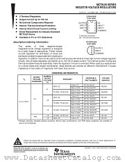 MC79L15CDE4 datasheet pdf Texas Instruments