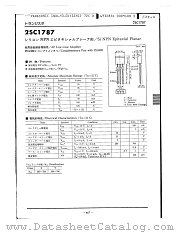 2SC1787 datasheet pdf Panasonic