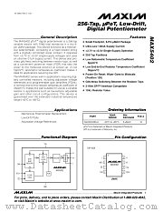 MAX5402EUA datasheet pdf MAXIM - Dallas Semiconductor