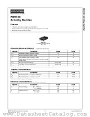 FBR130 datasheet pdf Fairchild Semiconductor