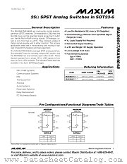 MAX4647EUT-T datasheet pdf MAXIM - Dallas Semiconductor