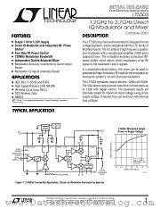 LT5503EFE datasheet pdf Linear Technology