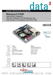 D1520 datasheet pdf Fujitsu Microelectronics