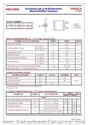 P3055LS datasheet pdf NIKO-SEM