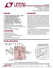 LT5519EUF datasheet pdf Linear Technology