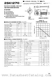2SK1270 datasheet pdf Hitachi Semiconductor