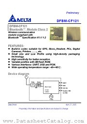 DFBM-CF121 datasheet pdf Delta