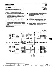 AM95C75JC datasheet pdf Advanced Micro Devices