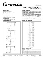PI3C34X245B datasheet pdf Pericom Technology