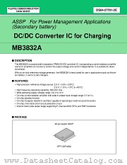 MB3832APFV datasheet pdf Fujitsu Microelectronics