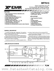 MP7613 datasheet pdf Exar