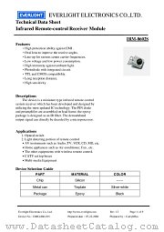 IRM-8602S datasheet pdf Everlight Electronics