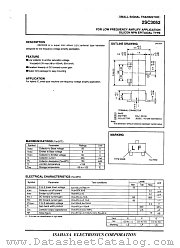 2SC3052 datasheet pdf Isahaya Electronics Corporation