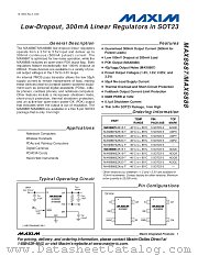 MAX8887EZK33-T datasheet pdf MAXIM - Dallas Semiconductor