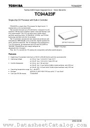 TC74A23F datasheet pdf TOSHIBA