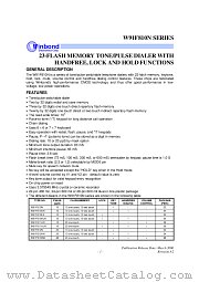 W91F813AN datasheet pdf Winbond Electronics