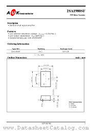 2SA1980SF datasheet pdf AUK Corp