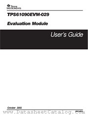 TPS61090EVM-029 datasheet pdf Texas Instruments