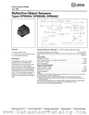 OPB606B datasheet pdf Optek Technology