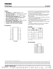TC74AC377 datasheet pdf TOSHIBA