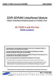 M470L6524CU0-CB0 datasheet pdf Samsung Electronic