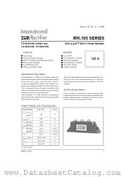 IRKT105/16AS90 datasheet pdf International Rectifier