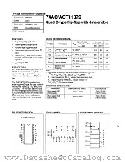 74AC11379D datasheet pdf Philips